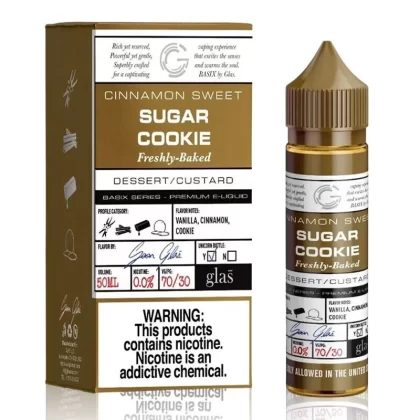 Cinnamon Sweet Sugar Cookie By Glas Basix 50ml Shortfill