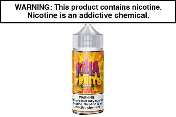 RASPBERRY BLACK CHERRY LEMON BY KILLA FRUITS 100ML - Vapejuice