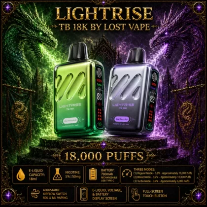 LightRise TB 18K by Lost Vape - Hawaii Rainbow