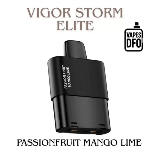 Passion Fruit Mango Lime – Elite – POD - Vigor Storm / Rechargeable / Medium / Lemon / Lime / Mango / Passion fruit