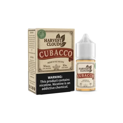 Harvest Clouds Cubacco Nicotine Salt - Pack count#Single~Strength#30MG>50MG~Size#30ML