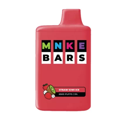 MNKE Bars Disposable Vape – Strawberry Kiwi Ice (20, 50 mg) 6500 Puffs