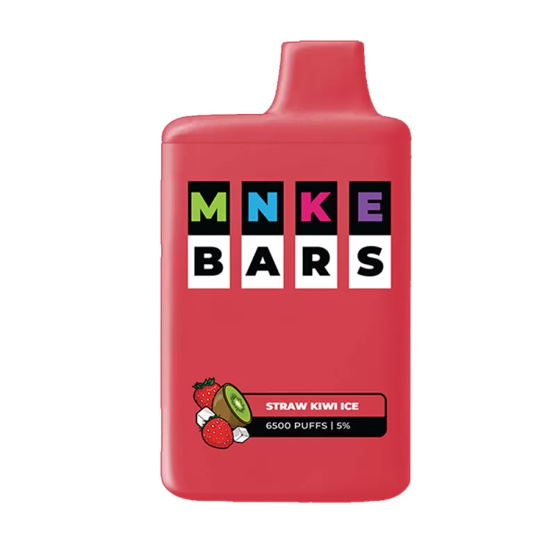 MNKE Bars Disposable Vape – Strawberry Kiwi Ice (20, 50 mg) 6500 Puffs