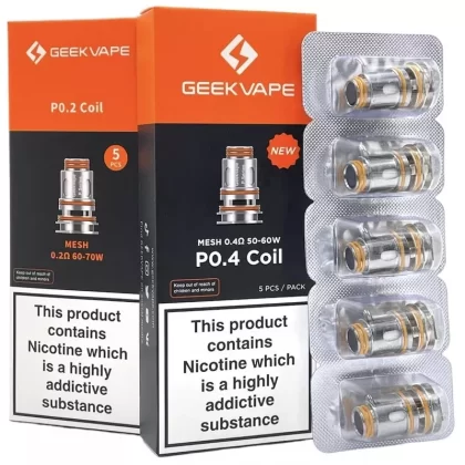 Geekvape P Series 0.2 0.4 Ohm Aegis Boost Pro Pod Vape Atomizer Mesh Coil (5PC)