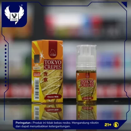 TOKYO CREPES CHEESE MILK SALTNIC 30ML – 30MG