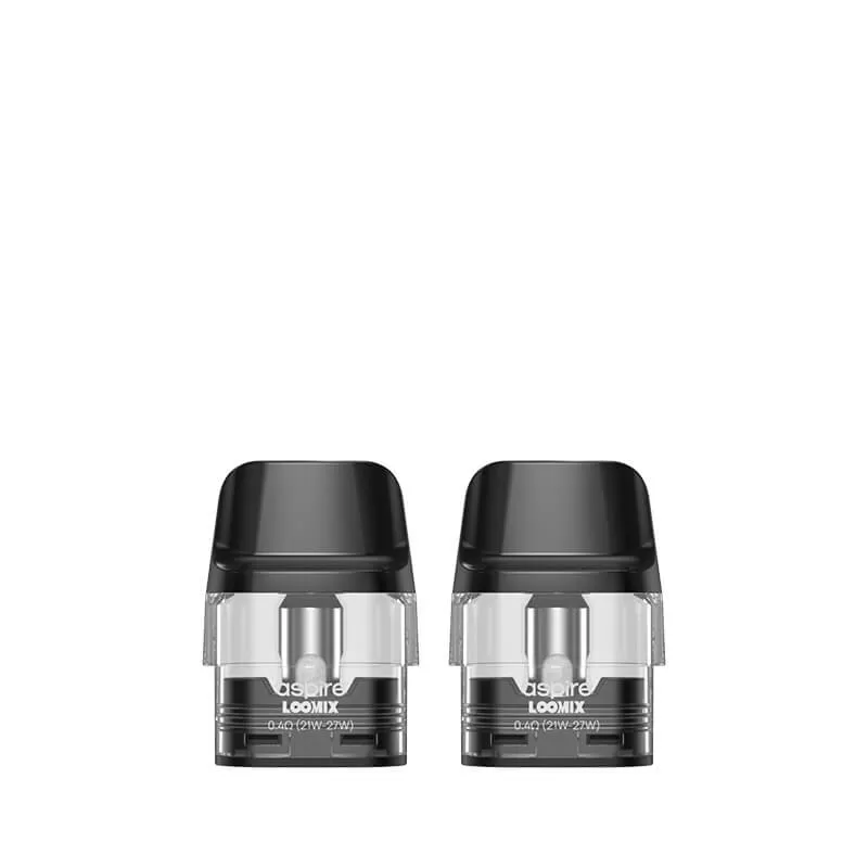Aspire Loomix Replacement Vape Pods - 0.8ohm