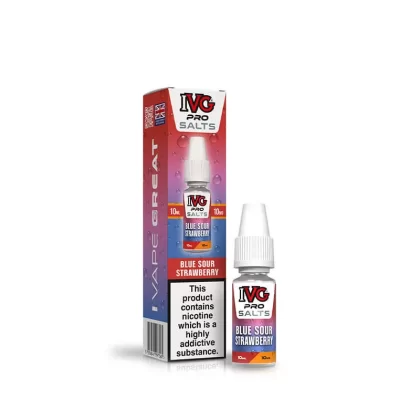 IVG Pro Salts Blue Sour Strawberry 10ml E-Liquid - 10mg