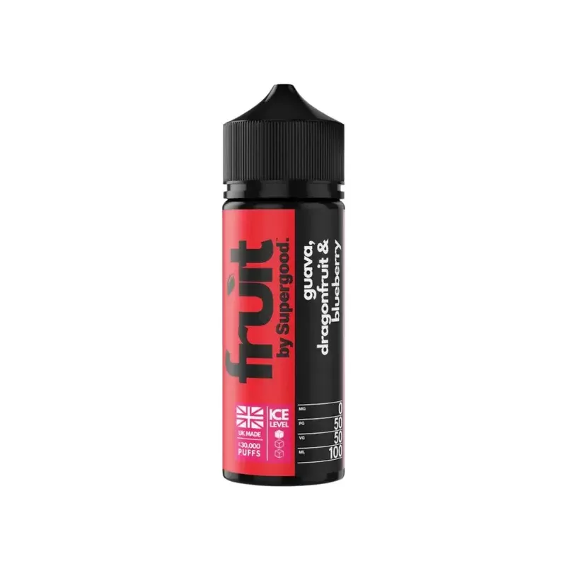 Fruit by Supergood Guava Dragonfruit & Blueberry 100ml Shortfill E-liquid