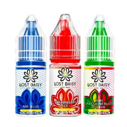 Lost Daisy 5000 Nic Salt Vape Juice - Box of 10 - 20mg / Blue Razz Lemonade