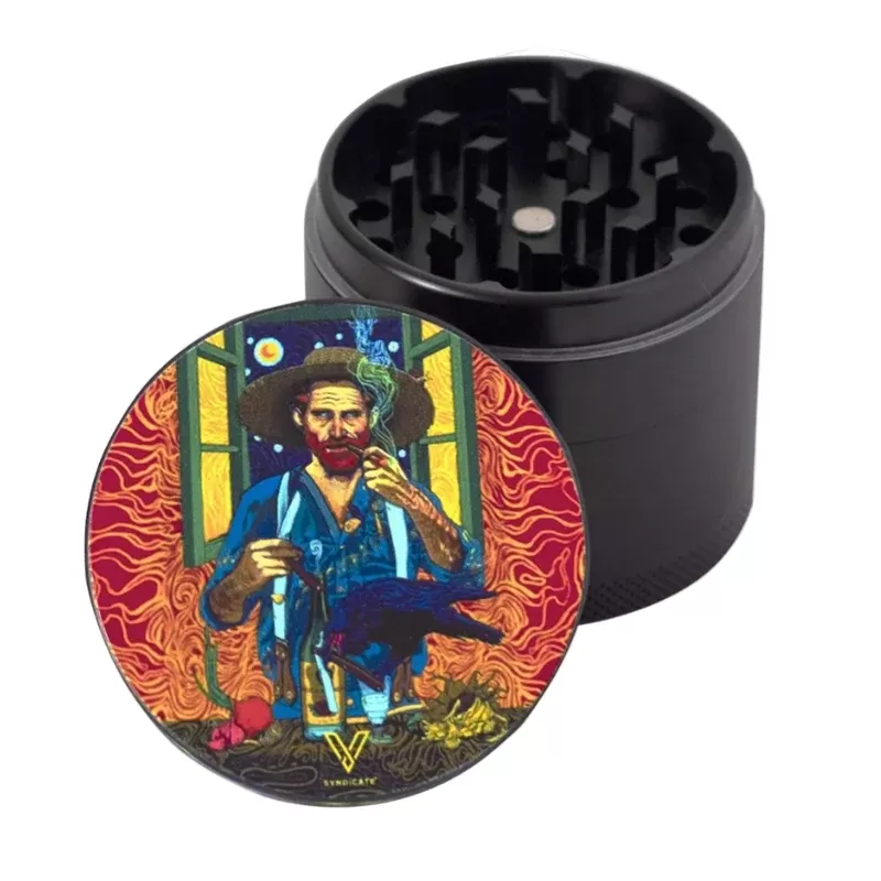 V Syndicate Sharp Shred Van Gogh Grinder - Vape Store
