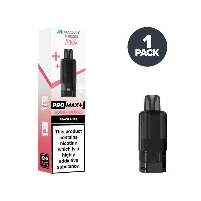 Peach Aura Hayati Pro Max Plus Prefilled Pods