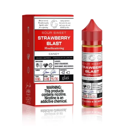 Glas Basix Series E-Liquid – Strawberry Blast – 60ml