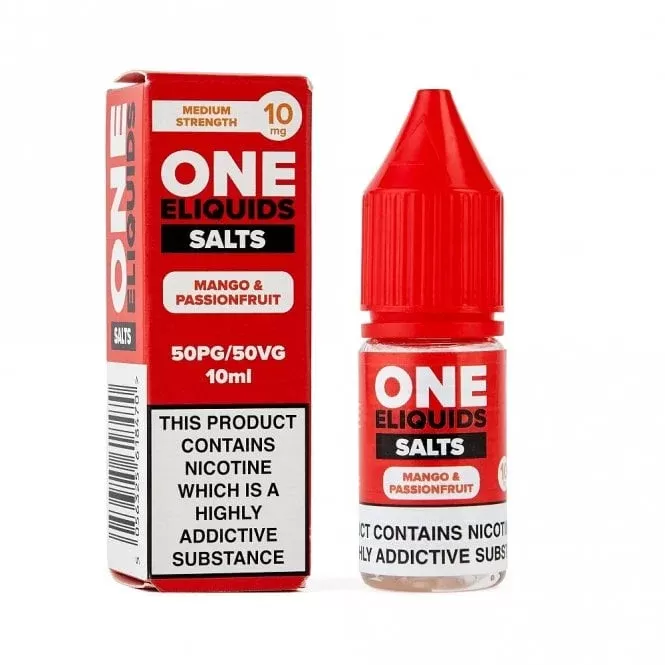 One E Liquids Mango & Passionfruit Nic Salt E Liquid (10ml)