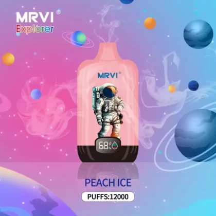 MRVI Explorer 12000 Puffs | 0%-5% strength, 22mL, 650mAh, power display, bulk vape - Aiviouvapes