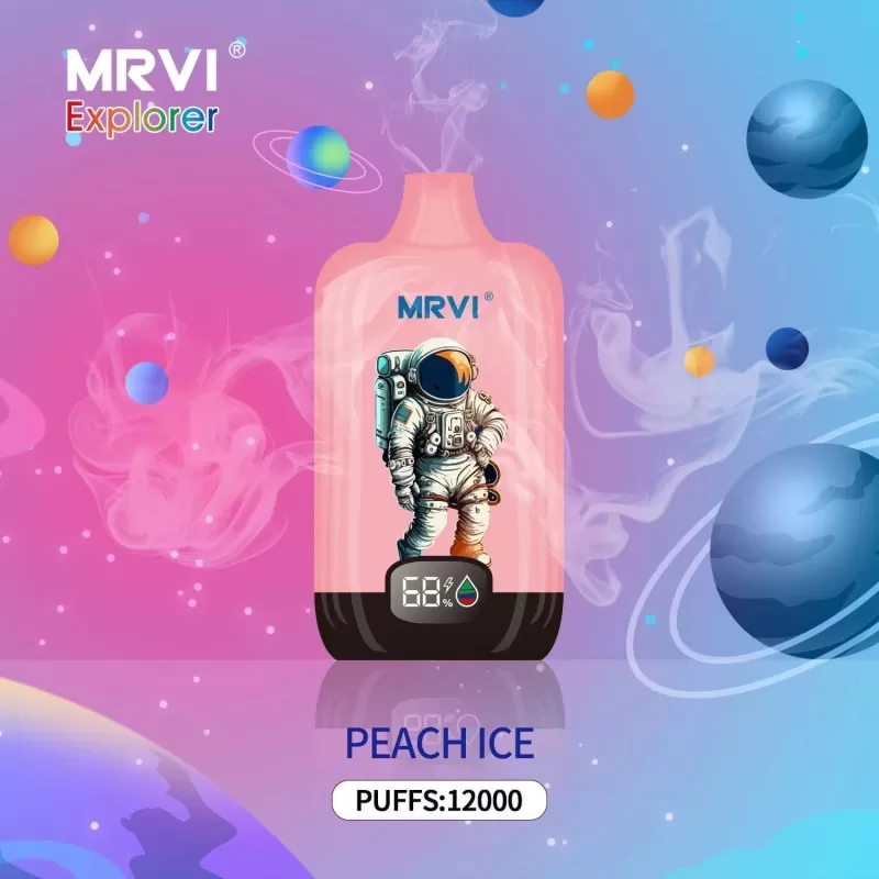 MRVI Explorer 12000 Puffs | 0%-5% strength, 22mL, 650mAh, power display, bulk vape - Aiviouvapes