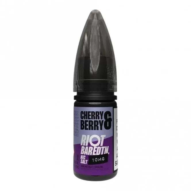 Riot Squad Bar Edition Cherry & Berry Nic Salt E Liquid – Bar Edition (10ml)