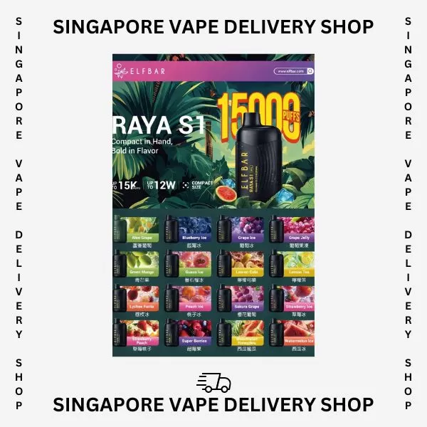 Elf Bar Raya S1 15000 Puffs - Strawberry Ice - Image 2