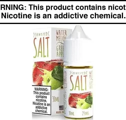 WATERMELON GREEN APPLE BY SKWEZED SALTS 30ML - Vapejuice