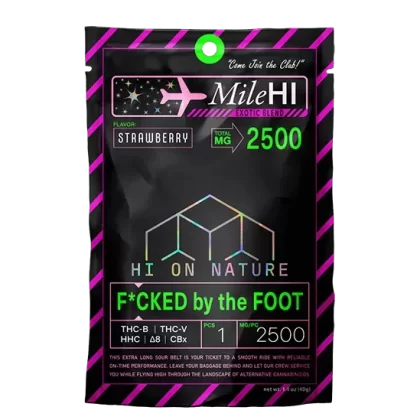 Hi On Nature2500mg MILE HI F*CKED BY THE FOOT – STRAWBERRY - Ejuicewarehouse