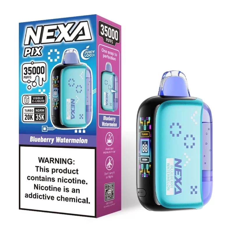 NEXA PIX 35K Puff Disposable Device - 35,000 Puffs - Blueberry Watermelon - Image 3