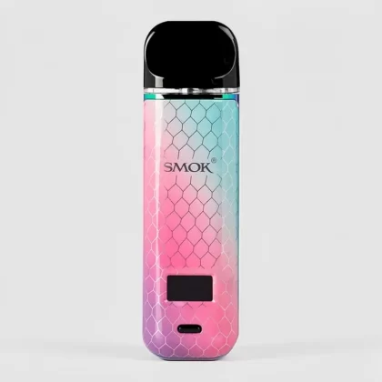SMOK Novo X 25W Pod System OLED Display Vape Kit - 7-Color Cobra, 7-Color Resin