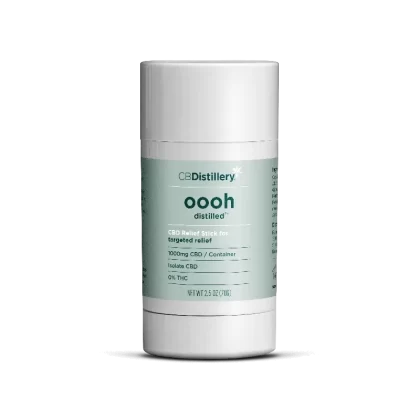 Relief CBD Isolate Balm Stick – CBDistillery - unit#Single - 1000mg