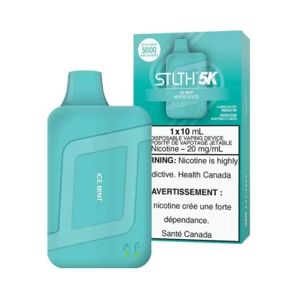 STLTH 5K Disposable Vape – Rechargeable – Ice Mint – 5000 Puffs