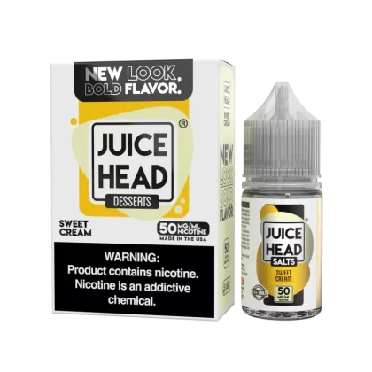 Juice Head Salts - Sweet Cream - 30ML E-Liquid - 35MG