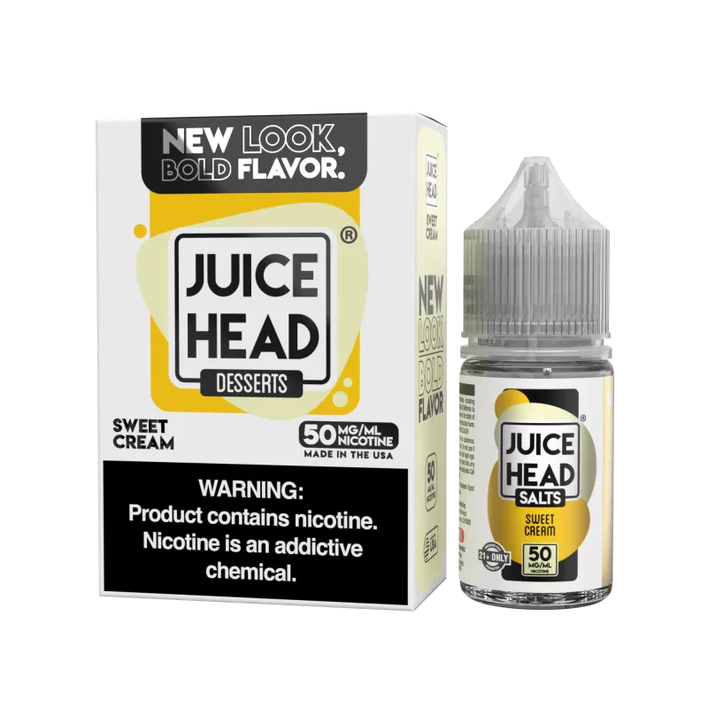 Juice Head Salts - Sweet Cream - 30ML E-Liquid - 35MG