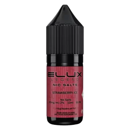Elux Strawberry Ice Nic Salt Vape Juice 10ml