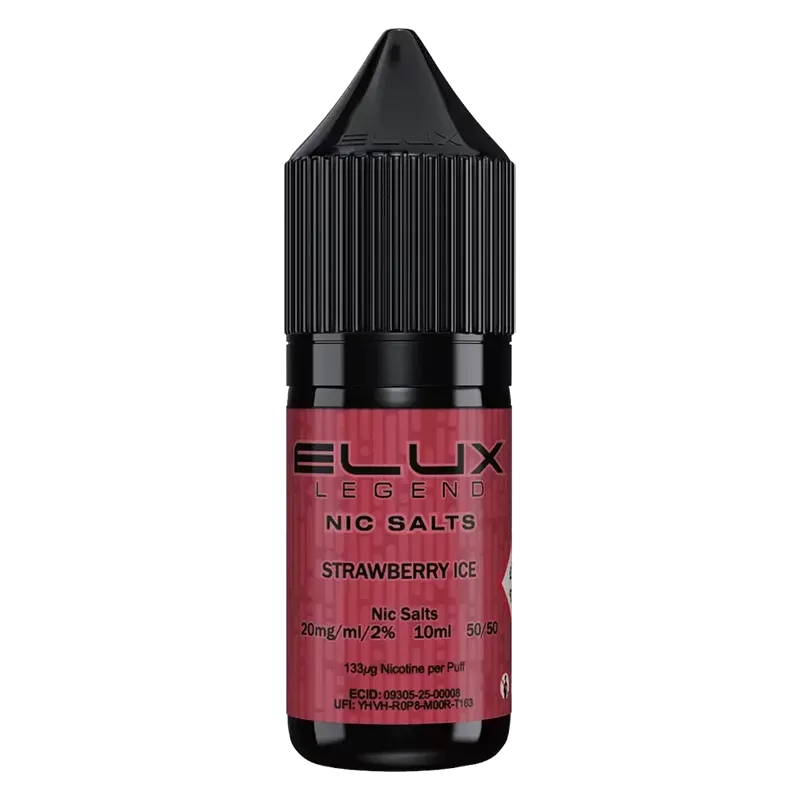 Elux Strawberry Ice Nic Salt Vape Juice 10ml