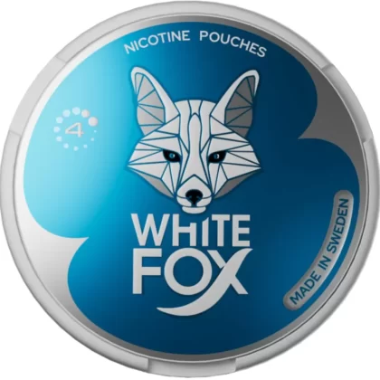 WHITE FOX Nicotine Pouches - 4mg / Double Mint