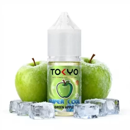 TOKYO SUPER COOL GREEN APPLE SALT VAPE ELIQUID