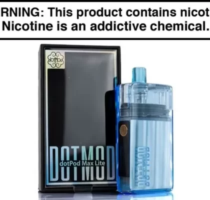 dotMod dotPod Max Lite 60W Vape Pod System - Black, Blue