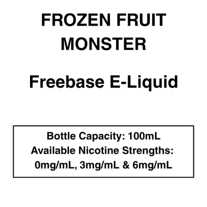 Frozen Fruit Monster – Freebase E-Liquid – 100mL