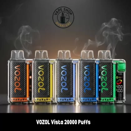 VOZOL Vista 20000 Puffs Disposable Vape in Dubai - Vape Product, BOX OF 10 PCS; Blue Razz Ice, Cherry Cola