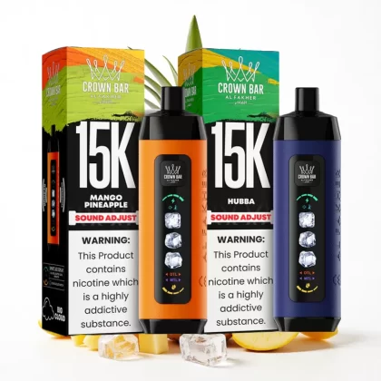 Al Fakher 15000 Ice Adjust Clouds | Al Fakher Crown Bar 15K Puffs Cool Disposable Vape - Vapeyoo