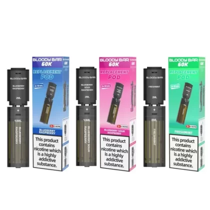 Bloody Bar 60K Prefilled PODS - Mr Blue - Londonvapewholesale Co