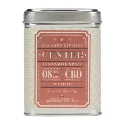 The Hemp Division Center 8 CT Sachets – Cinnamon Spice – 8 MG CBD - Vape Store