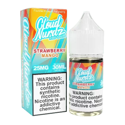 ICED Strawberry Mango SALT – Cloud Nurdz – 30mL