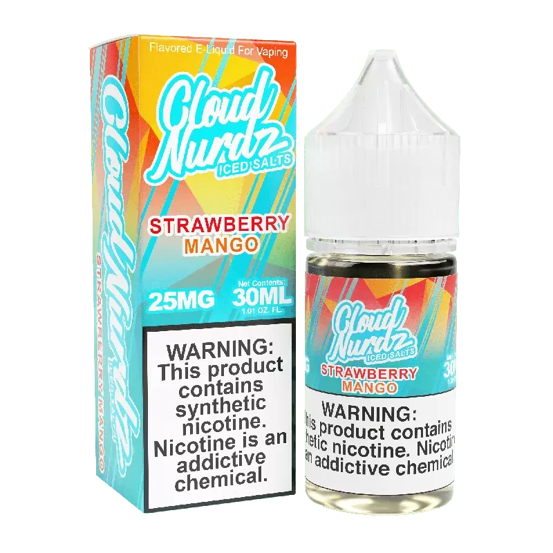 ICED Strawberry Mango SALT – Cloud Nurdz – 30mL