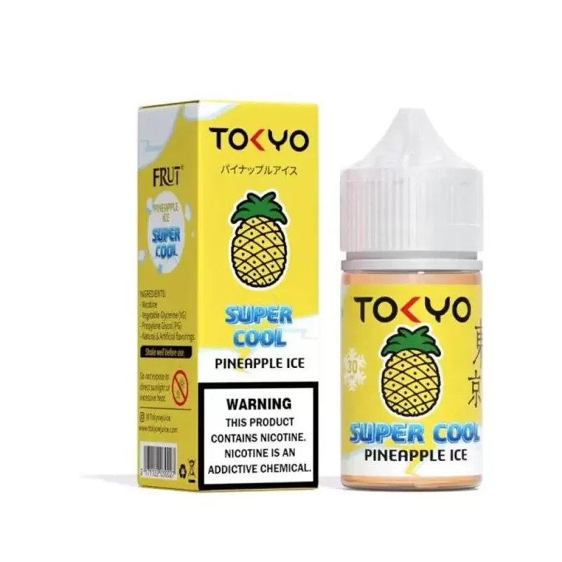 Tokyo Super Cool Pineapple Ice Saltnic 30ml - 30 mg - 30 ml - Image 2