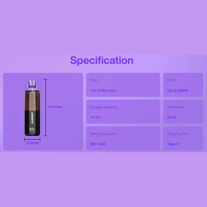 LANA PIX 20,000 Puffs - Sour Bubblegum - Image 3