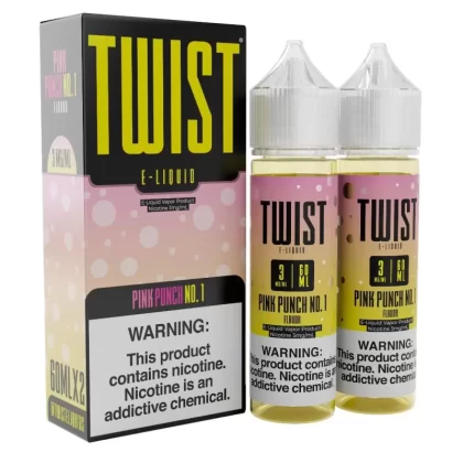 Twist e-Liquids Pink Punch No 1 eJuice | 120mL (2x60mL) - Vape Product, Vape Product; Twist eLiquids