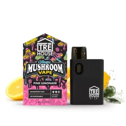 Tre House Pink Lemonade Microdose Magic Mushroom Vape Pen - quantity#Single Vape>Buy 2 & Save 5% (1ABED4)