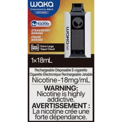 Waka By RELX 10000 Puff Disposable – Strawberry Banana