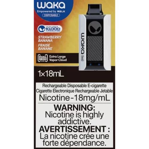 Waka By RELX 10000 Puff Disposable – Strawberry Banana
