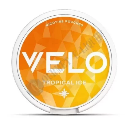VELO Tropical Ice Nicotine Pouches - Nicotine Strength#12mg>14mg