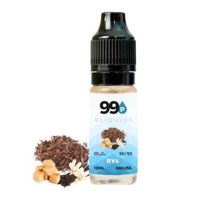 RY4 Tobacco E Liquid 50/50 – 10ml