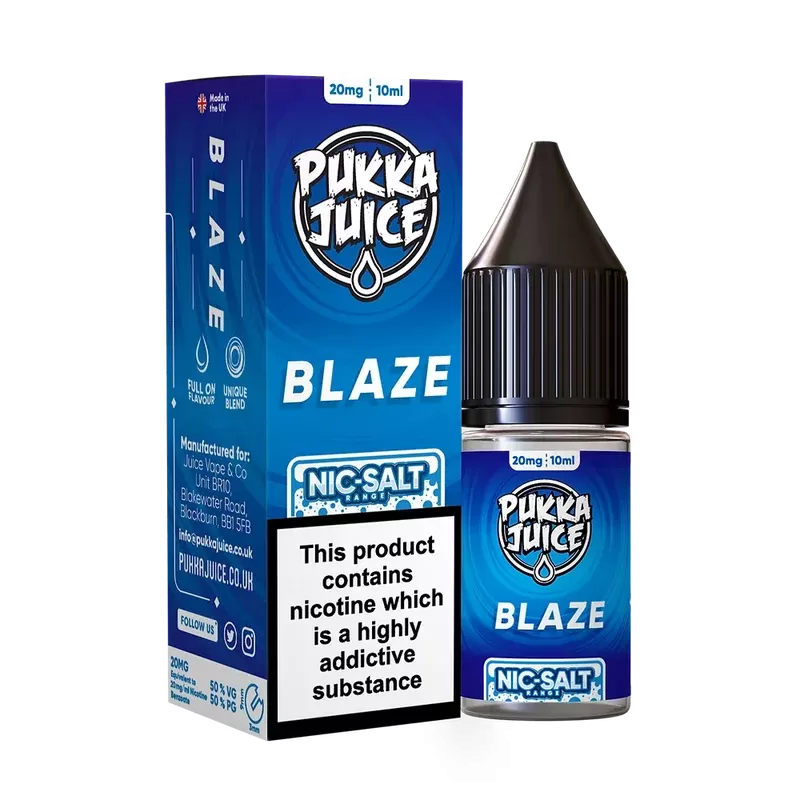 Pukka Juice Nic Salt E-Liquid Blaze - Nicotine Strength#10mg>20mg (0F23C1) (0F23C1)